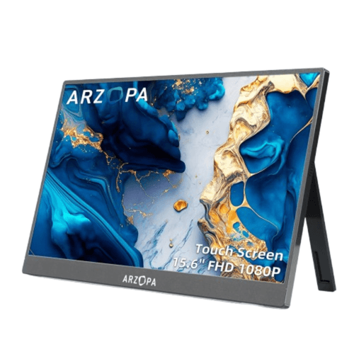 Monitor portátil Arzopa táctil A1T 15" IPS, FHD(1920x1080), 16:9, 60 Hz, 5 ms
