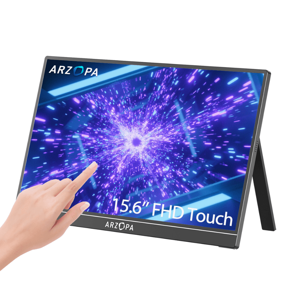Imagen 2 del producto Monitor portátil Arzopa táctil A1T 15"" IPS, FHD(1920x1080), 16:9, 60 Hz, 5 ms