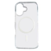 Case iBox para iphone 16 clear, con magsafe para carga inalámbrica, transparente
