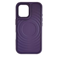 Case iBox para iphone 16 vibes 360, protección 360°, con magsafe para carga inalámbrica, morado
