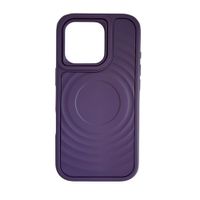 Case iBox para iphone 16 pro vibes 360, protección 360°, con magsafe para carga inalámbrica, morado