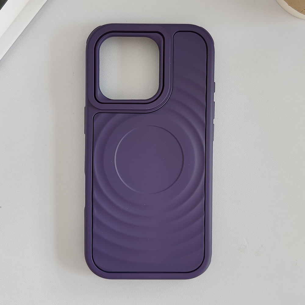 Imagen 2 del producto Case iBox para iphone 16 pro vibes 360, protección 360°, con magsafe para carga inalámbrica, morado