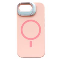 Case iBox para iphone 16e soft line, con magsafe para carga inalámbrica, con soporte cámara, rosado