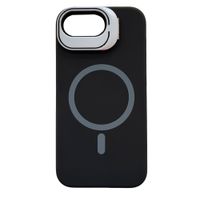Case iBox para iphone 16e soft line, con magsafe para carga inalámbrica, con soporte cámara, negro