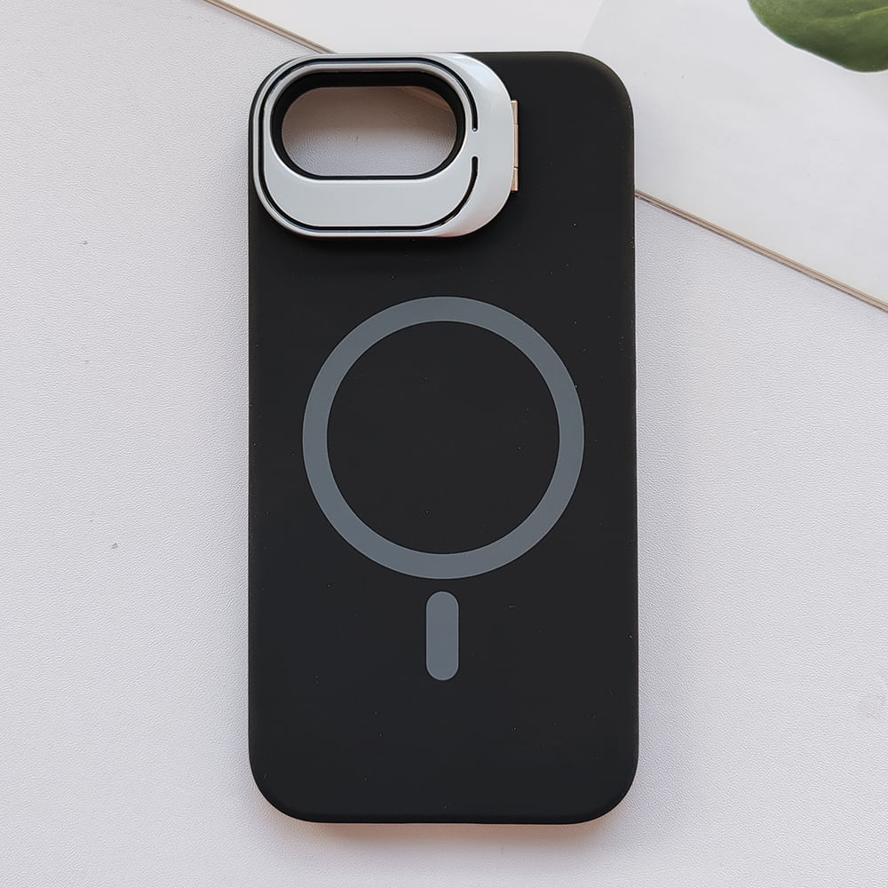 Imagen 2 del producto Case iBox para iphone 16e soft line, con magsafe para carga inalámbrica, con soporte cámara, negro