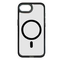 Case iBox para iphone 16e metal glow, con magsafe para carga inalámbrica, con soporte en cámara, negro