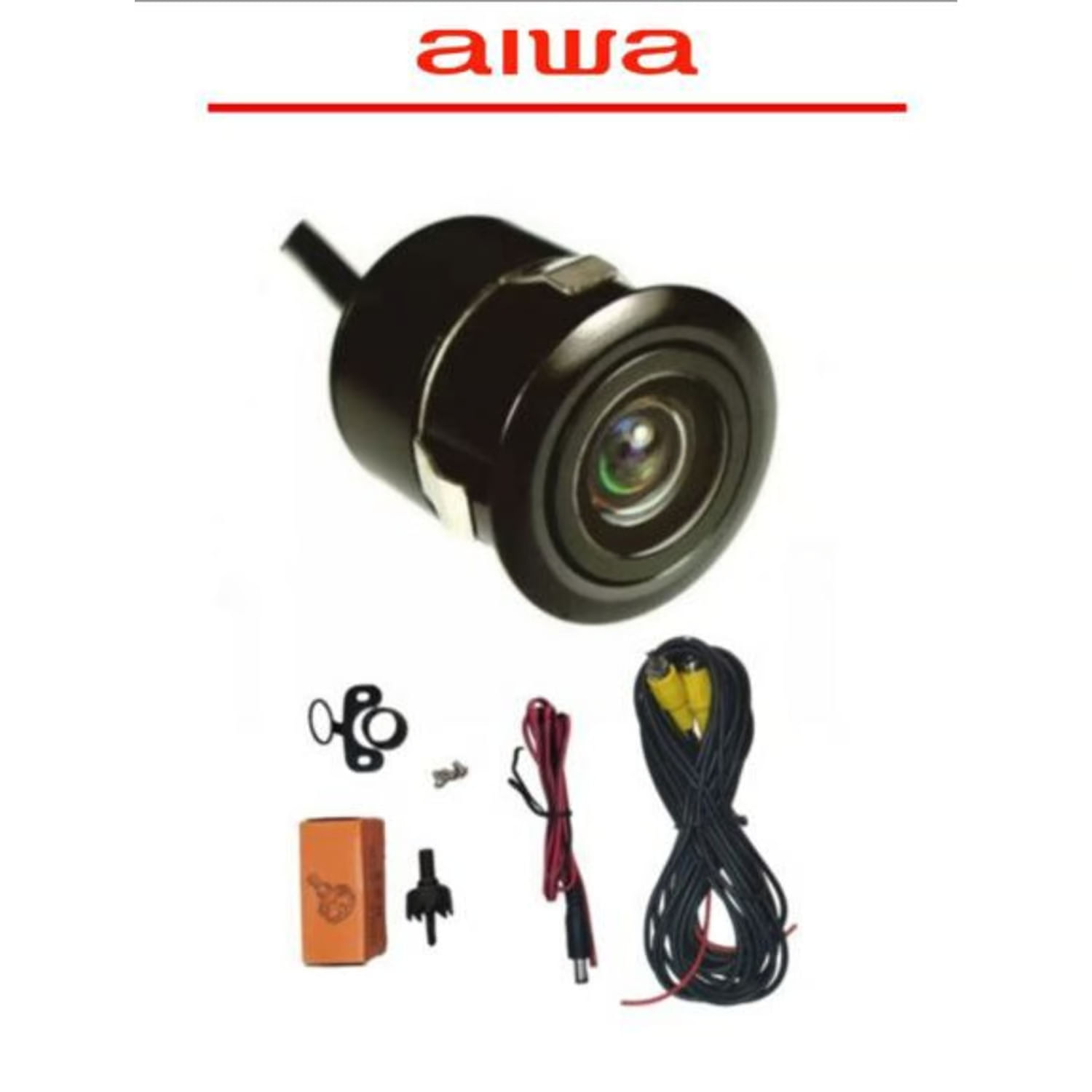Imagen 2 del producto Cámara de reversa Aiwa 160° AHD AW-6CAM con líneas móviles, negro