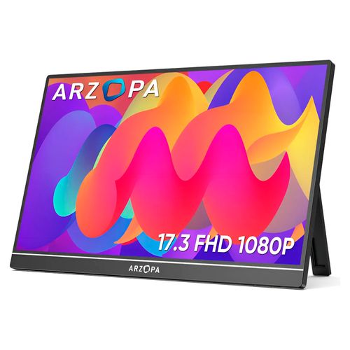 Monitor portátil Arzopa A1M 17.3", IPS, FHD(1920x1080), 16:9, 60 Hz, 5 ms