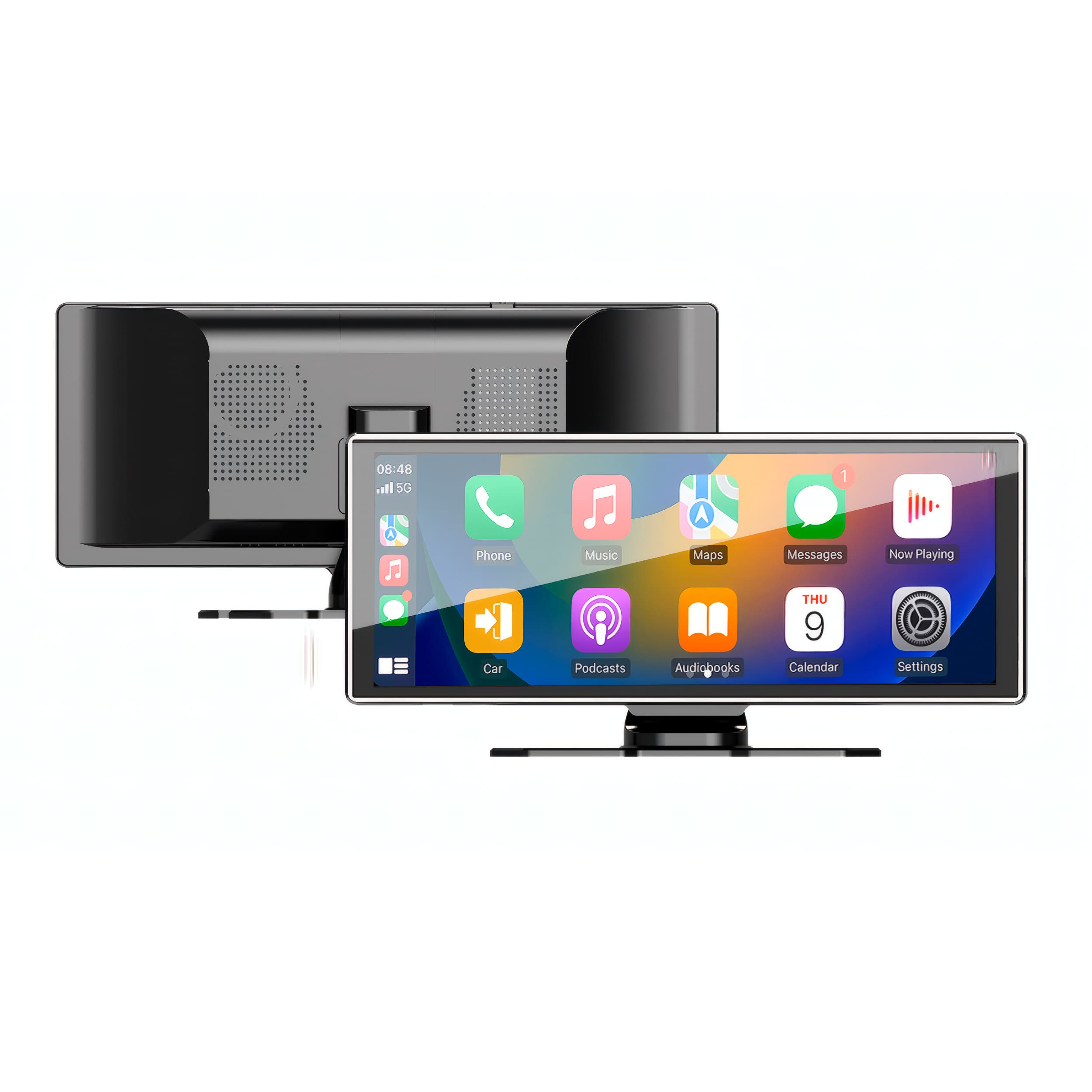 Imagen 2 del producto Pantalla de navegación Aiwa AW-10PND 10.25"" HD, Android Auto y CarPlay, cámara de reversa y parlantes integrados, negro