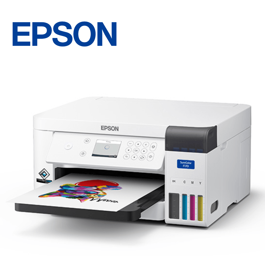 Imagen 2 del producto Impresora Epson F170 de sublimación A4 con sistema de tinta continua, cabezal PrecisionCore y alta saturación de color, blanco