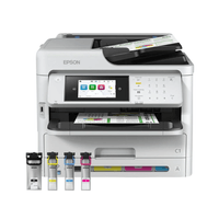 Impresora multifuncional Epson WorkForce Pro WF-C5810, Wi-Fi, PrecisionCore Heat-Free y paquetes de tinta reemplazables, blanco