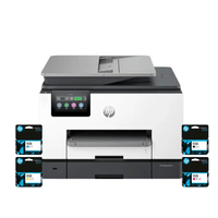 Impresora multifuncional HP OfficeJet Pro 9130, inyección de tinta, inalámbrica, Wi-Fi, con cartuchos
