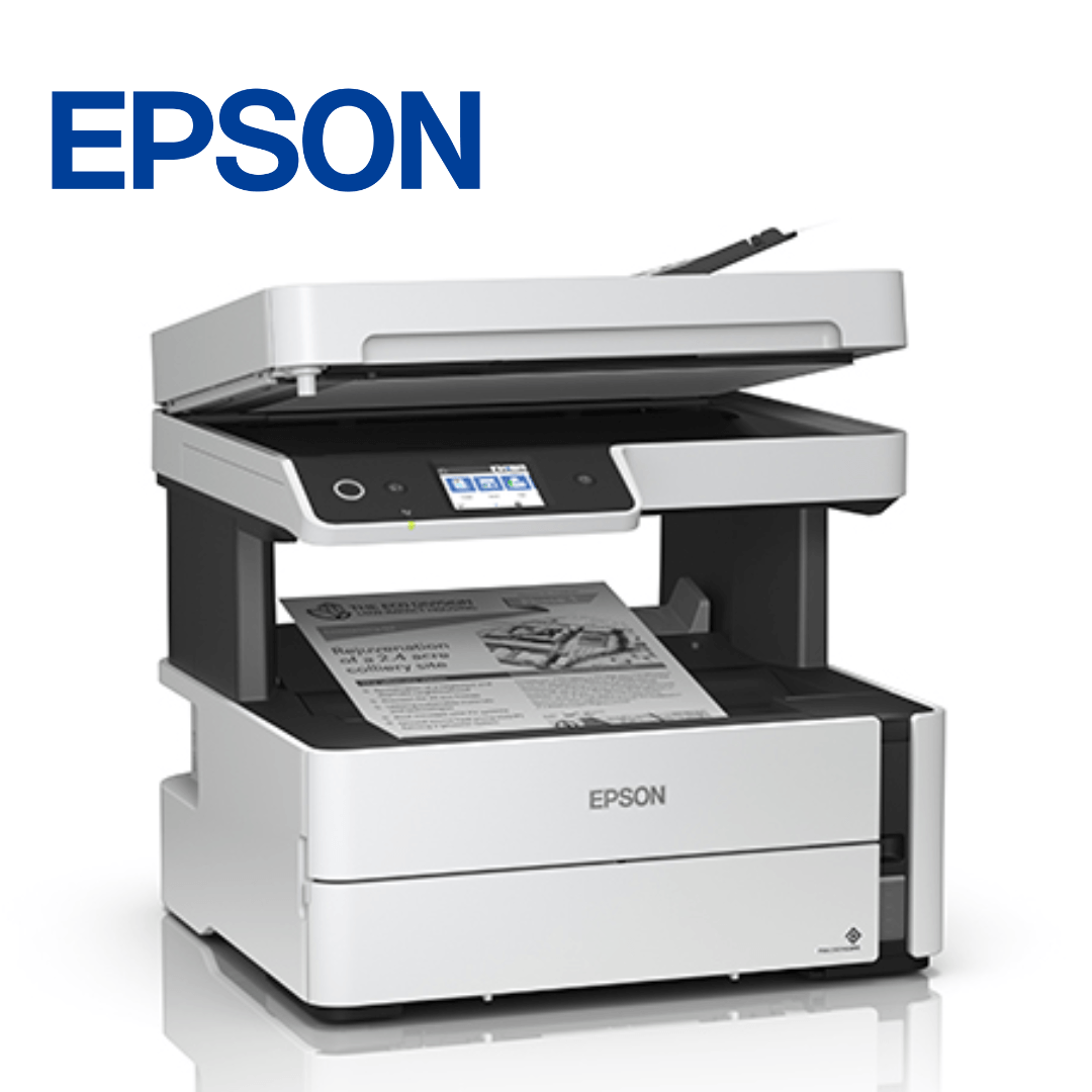 Imagen 2 del producto Impresora multifuncional Epson EcoTank ET-M3170 monocromática, Wi-Fi, ADF, dúplex automático y tanque recargable, gris