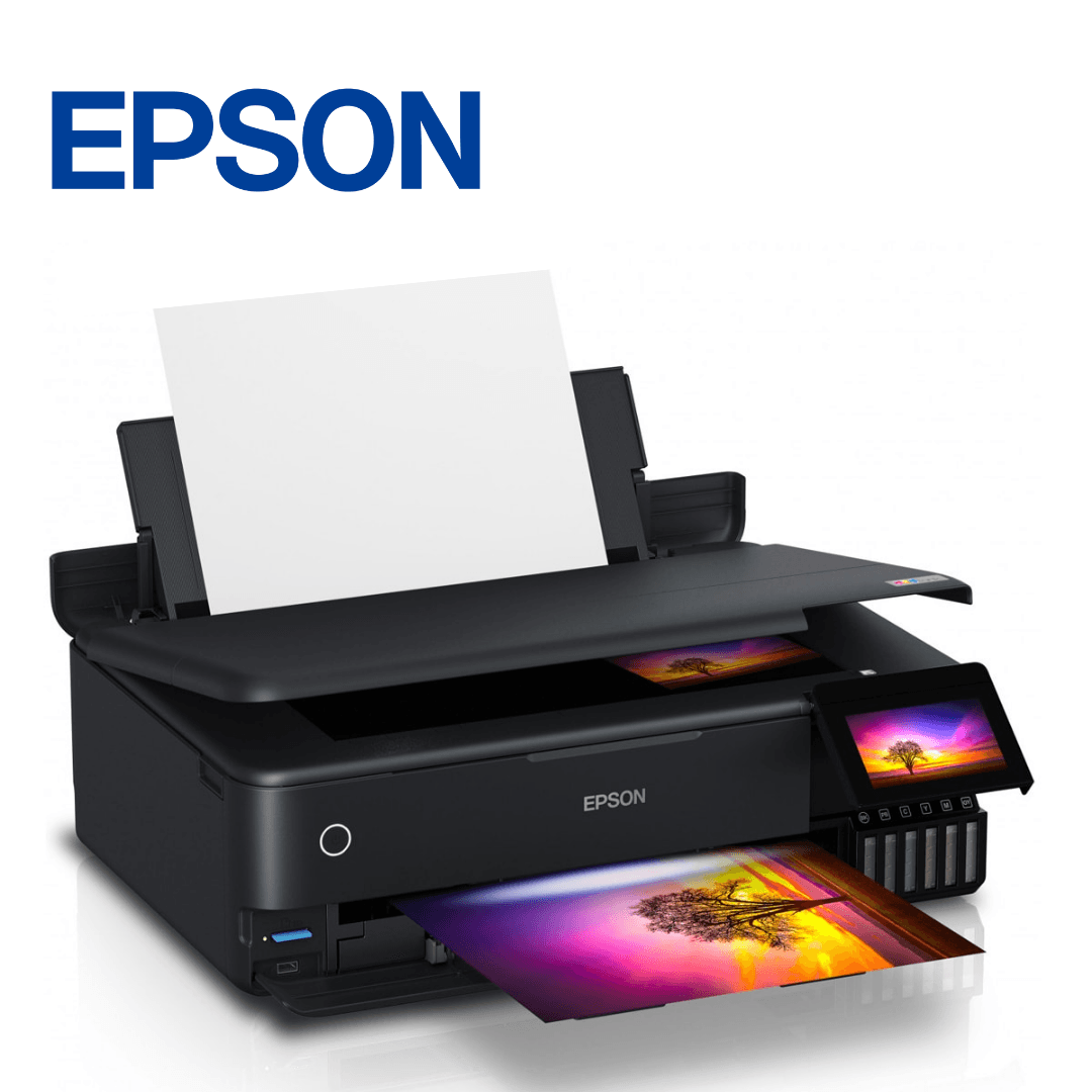 Imagen 2 del producto Impresora fotográfica Epson L8180 EcoTank multifuncional A3 Wi-Fi, Ethernet y pantalla táctil 4.3"", negro