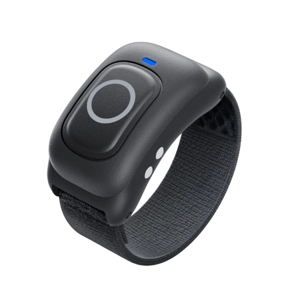 Anillo control remoto Insta360 negro, control inalámbrico hasta 20m con botón rápido para fotos y video, negro