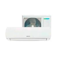 Aire acondicionado Eacon split pared 24000 BTU, frío solo con gas R410A y control remoto, blanco