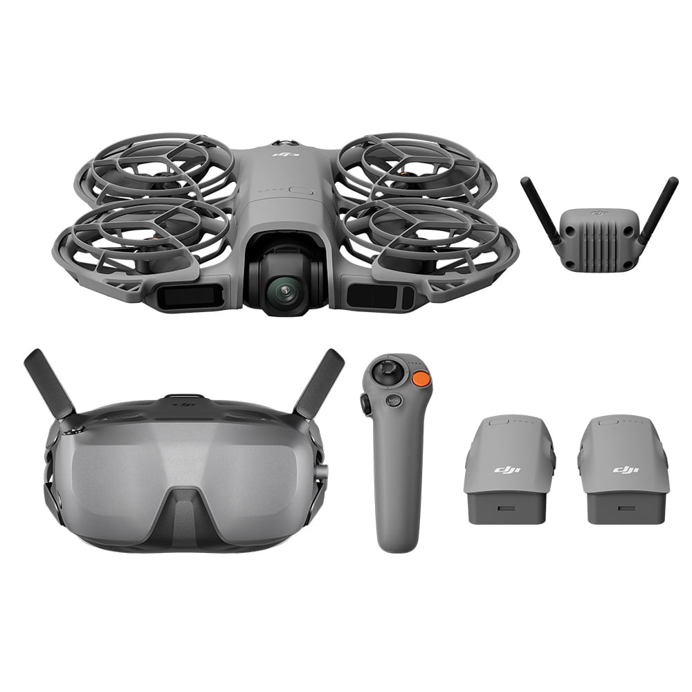 Drone DJI Neo 2 Motion Fly More Combo, cámara 12MP, graba en 4 k, hasta 19 minutos de vuelo, gris + 3 baterías