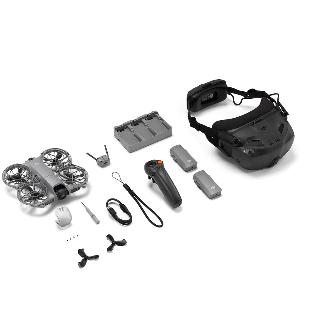 Imagen 2 del producto Drone DJI Neo 2 Motion Fly More Combo, cámara 12MP, graba en 4 k, hasta 19 minutos de vuelo, gris + 3 baterías