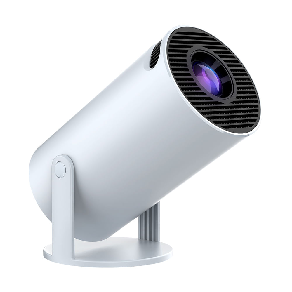 Imagen 2 del producto Proyector portátil Westminster HN-P204, Android 11, HD 720p, conectividad HDMI y USB, blanco + 2 mandos inalámbricos + juegos preinstalados