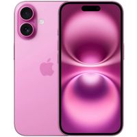 iPhone 16 5G 128GB, 6GB RAM, cámara trasera 48MP y frontal 12MP, 6.1"", rosado