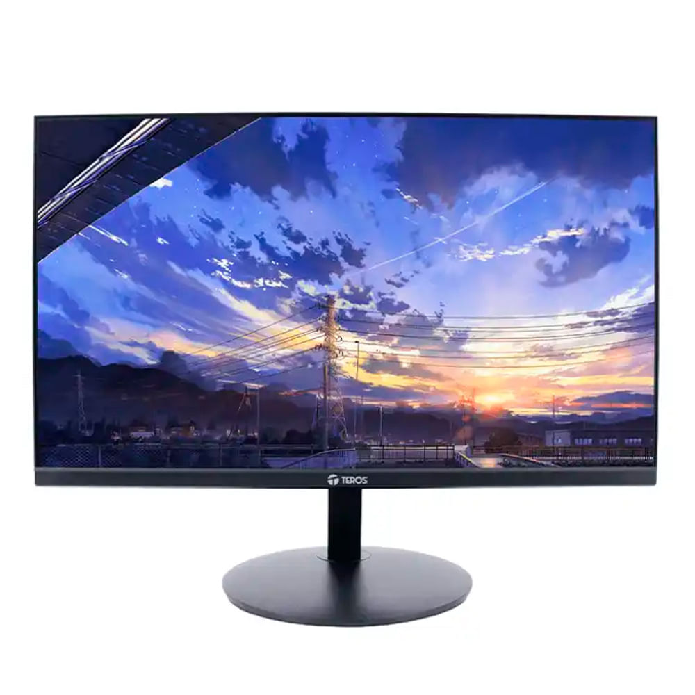 Monitor gamer plano 21.5" Teros TE-2130CS, IPS, FHD, 100 Hz, negro