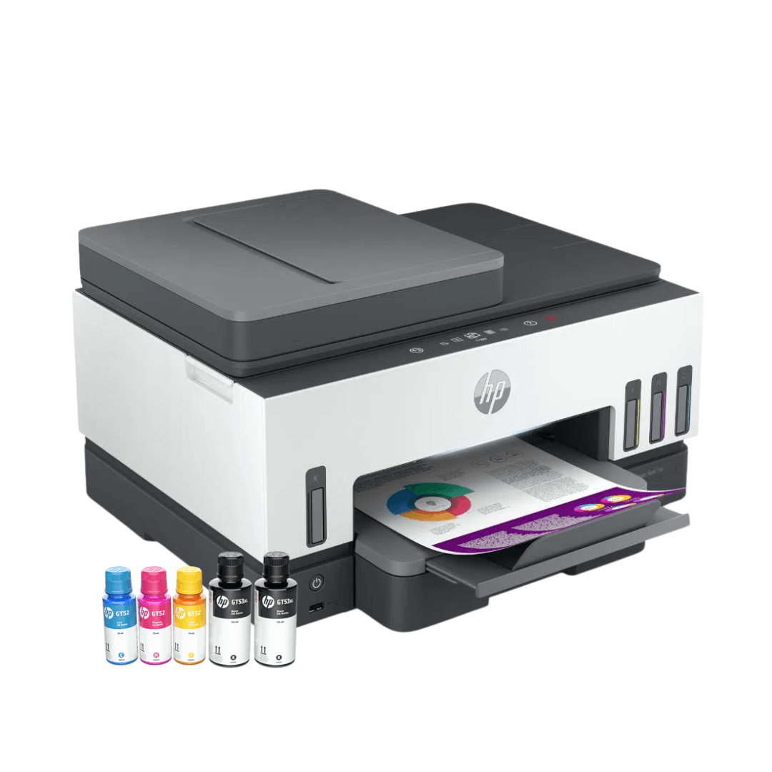 Impresora multifuncional HP Smart Tank 790, inyección de tinta, inalámbrico, Wi-Fi, con tanques recargables