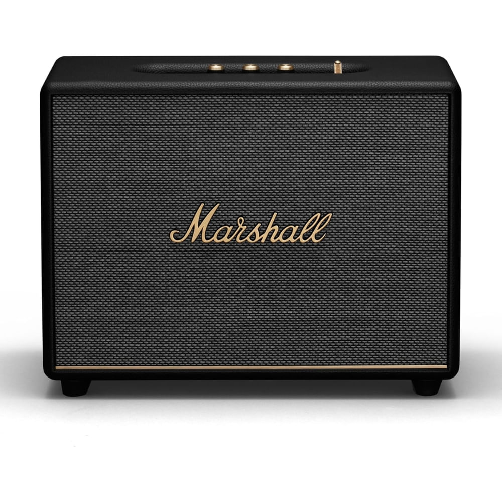 Parlante bluetooth Marshall Woburn III, potencia 150W, BT52, HDMI, RCA, negro