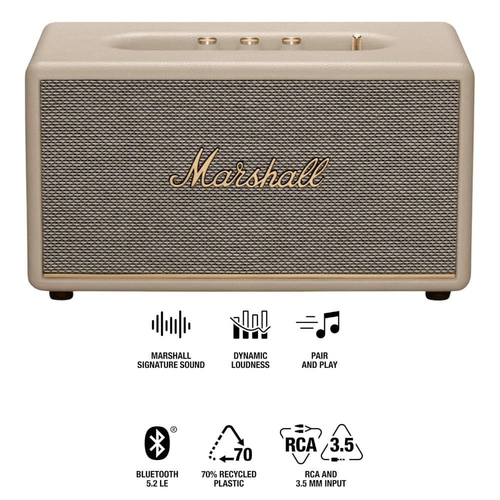 Imagen 2 del producto Parlante Bluetooth Marshall Stanmore III BT5.2 80 Watts RCA Crema