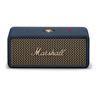 Parlante bluetooth Marshall Emberton III portátil, resistente al agua IP67, hasta 32 horas de reproducción, azul