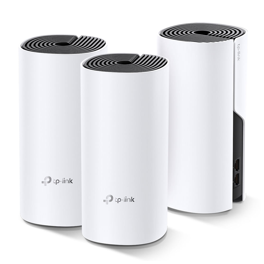 Imagen 2 del producto Sistema Mesh TP-Link Deco M4 AC1200 Pack x3, cobertura de 370 m2, doble banda, Wifi 5, 2 puertos LAN, 2 antenas omnidireccionales, blanco