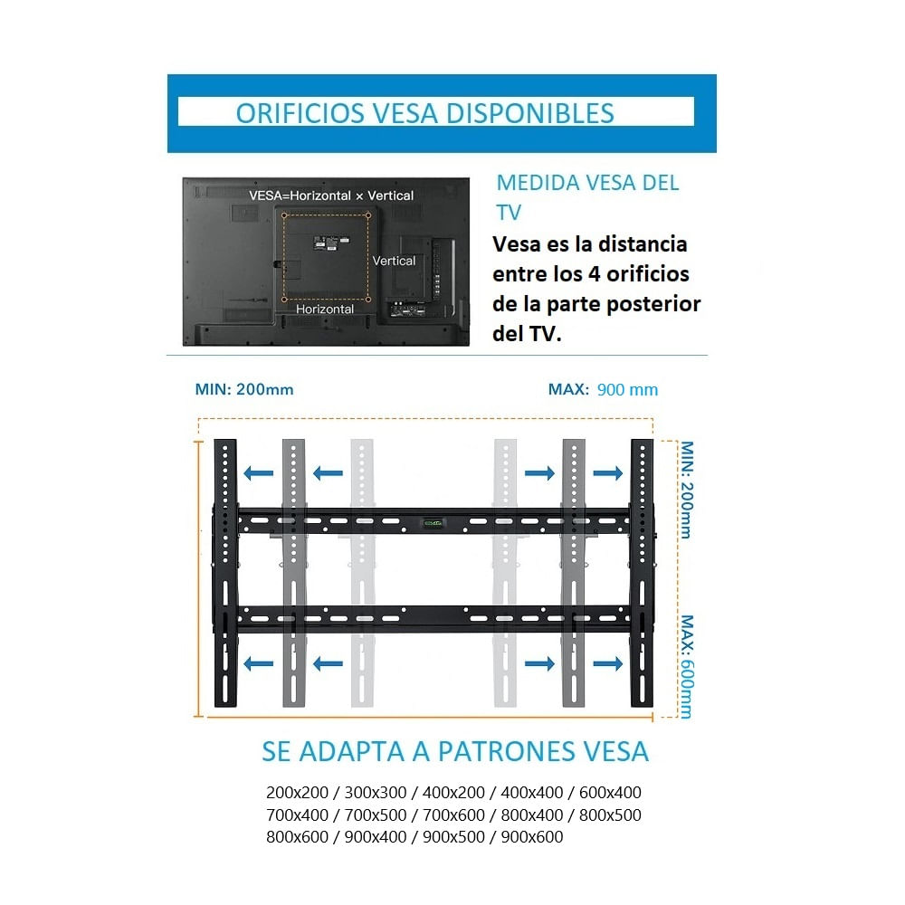 Imagen 2 del producto Rack pedestal TV 49""-100"" Expo Rack PED100 altura regulable, soporte rodante, negro