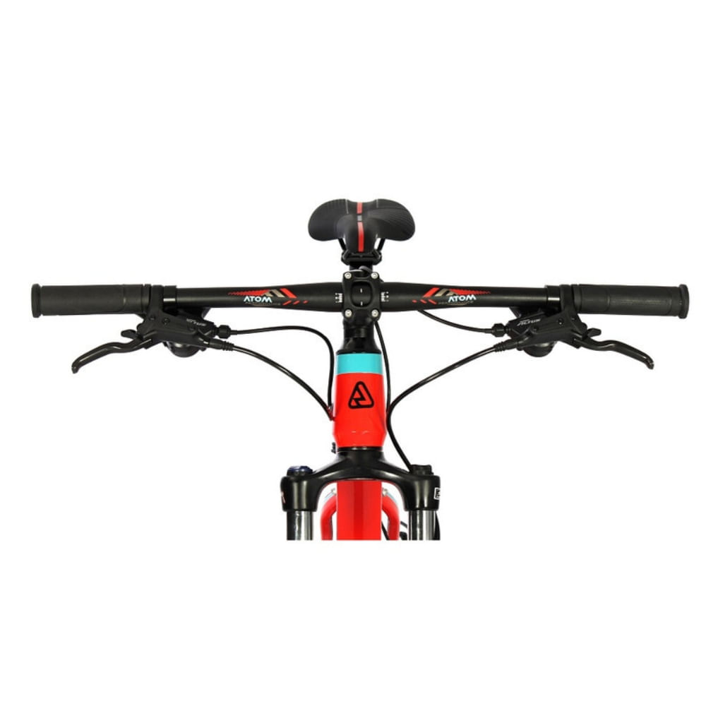 Imagen 2 del producto Bicicleta Atom Burner Aro 29"", talla 16', aluminio, rojo y turquesa