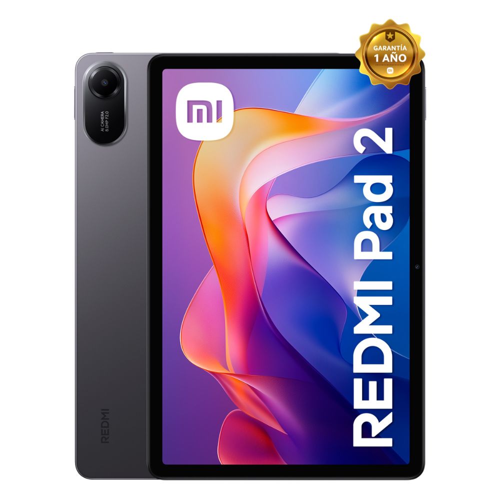 Imagen 1 del producto Tablet Xiaomi Redmi Pad 2 11"" 128GB, 4GB RAM, cámara principal 8MPy frontal 5MP, 9000mAh, Mediatek G100 Ultra, gris