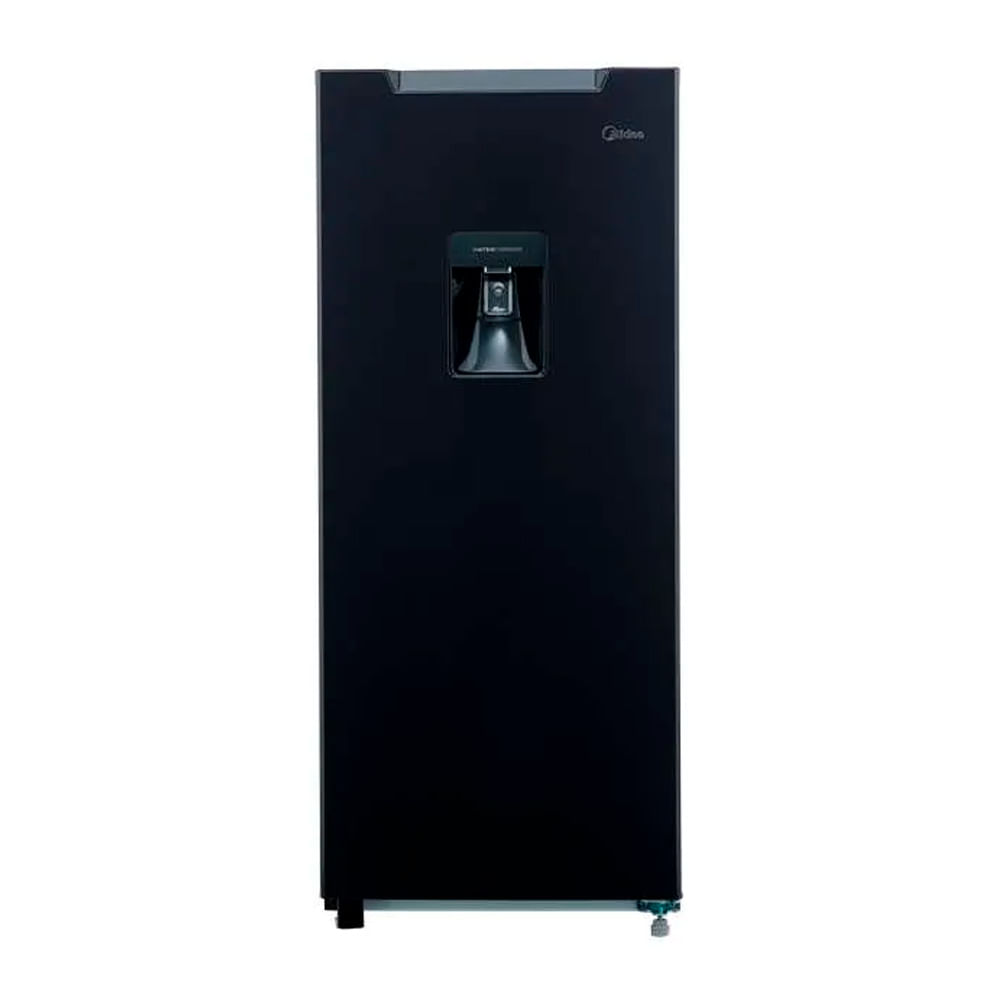 Refrigerador Midea MDRD190ANLXW-PE, Low Frost, 190 litros con Fresh Box, y diseño Jazz Black
