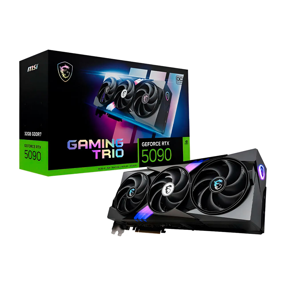 Tarjeta de video Msi NVIDIA RTX 5090 GAMING TRIO OC 32GB GDDR7, PCIE5.0