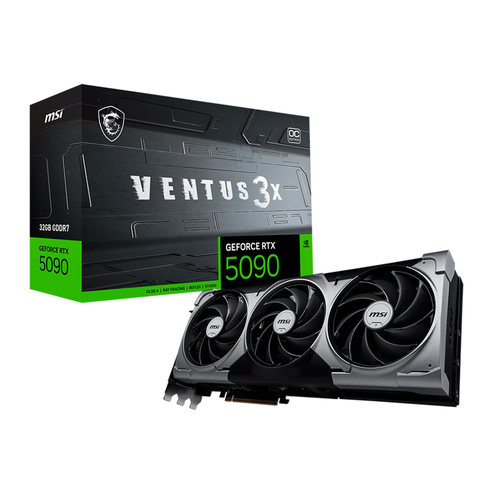 Tarjeta de video Msi NVIDIA RTX 5090 VENTUS 3X OC 32GB GDDR7, PCIE5.0