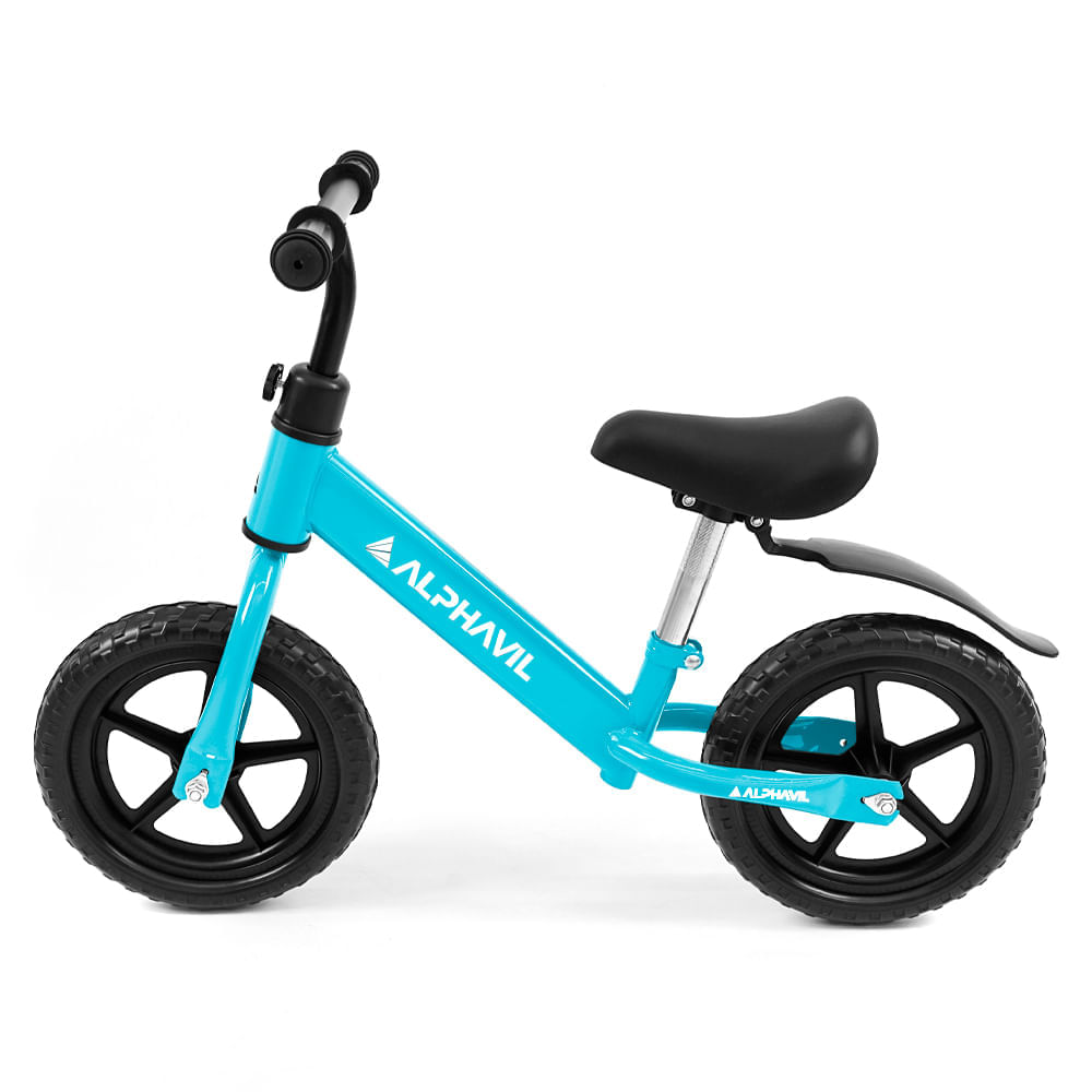 Imagen 2 del producto Bicicleta de balance Alphavil BX1 para niños, estructura ligera, asiento ajustable, ruedas EVA, azul