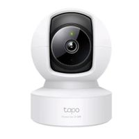 Cámara de seguridad Tapo C222 2K QHD 4MP Pan Tilt con visión nocturna, detección de movimiento, interior, blanco