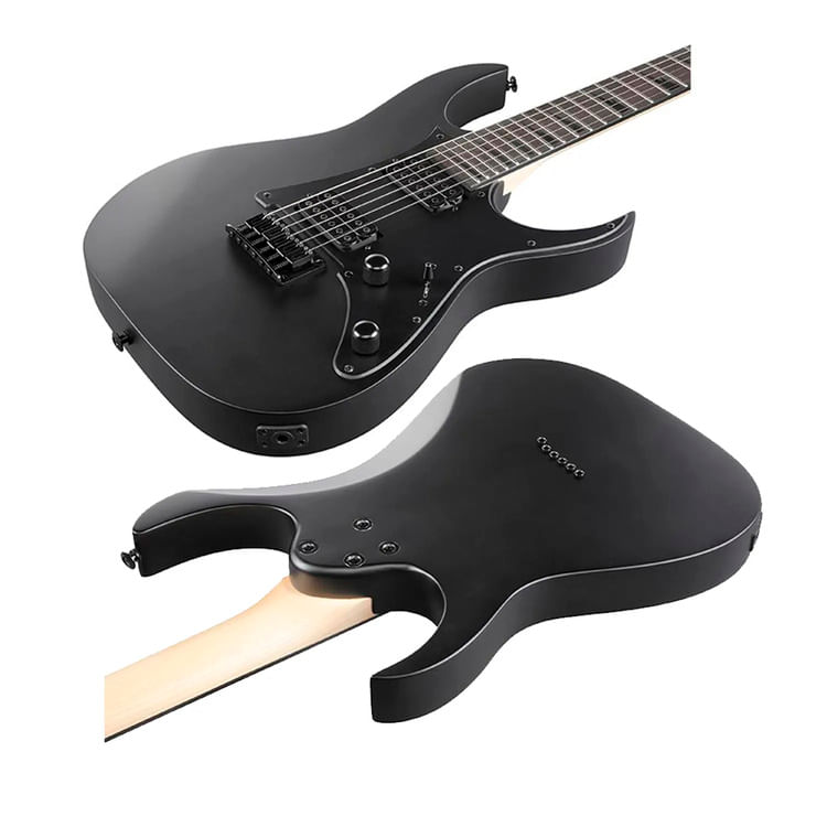 Imagen 2 del producto Pack Ibanez GRGR131EX Black Flat, amplificador Orange Crush 12W, accesorios completos