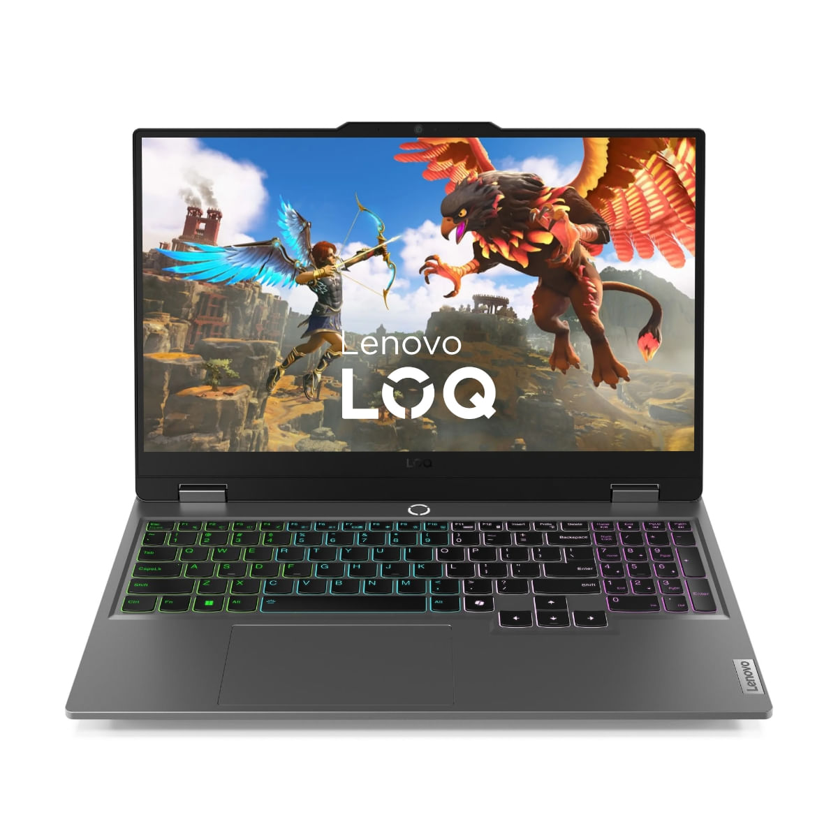 Laptop Lenovo, 15.6", Intel Core i5-12450HX, 512GB, 8GB RAM, RTX 3050, FreeDOS - sin sistema operativo, teclado español, luna grey