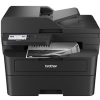 Impresora multifuncional Brother MFC-L2880DW inalámbrica, Wi-Fi, láser monocromática, con cartucho de tóner, negro