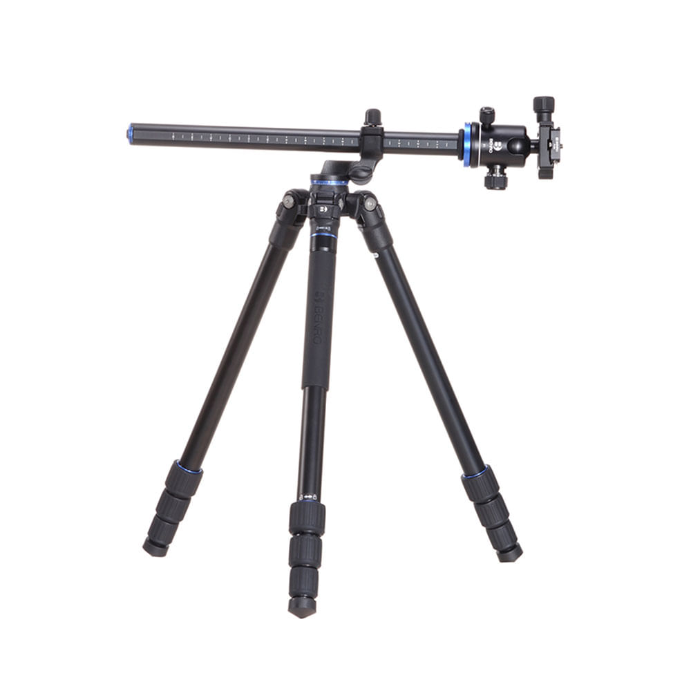 Trípode para cámara fotográfica Benro FGP18AB1, altura de 46 cm - 164 cm, cabezal giratorio 360°, aleación de magnesio y aluminio, carga máx. 8 kg, n