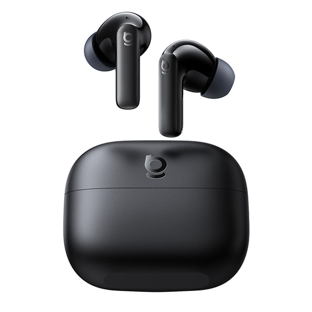 Imagen 1 del producto Audífonos bluetooth True Wireless Baseus BP1 resistencia al agua IPX5, cancelación de ruido, duración máx. 35 horas con estuche, negro