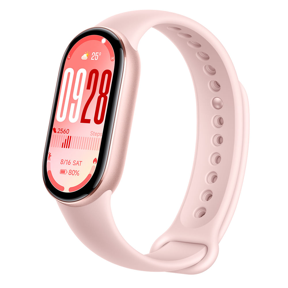 Imagen 2 del producto Smartband Xiaomi Band 10 pantalla 1.72""/AMOLED, resistente al agua 5ATM, batería hasta 21 días, 150 modos deportivos, SPO2, rosa místico