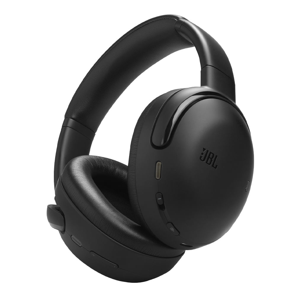 Audífonos con cancelación de ruido JBL Tour One M3 micrófono incorporado, máx. 70 horas, controles táctiles, negro