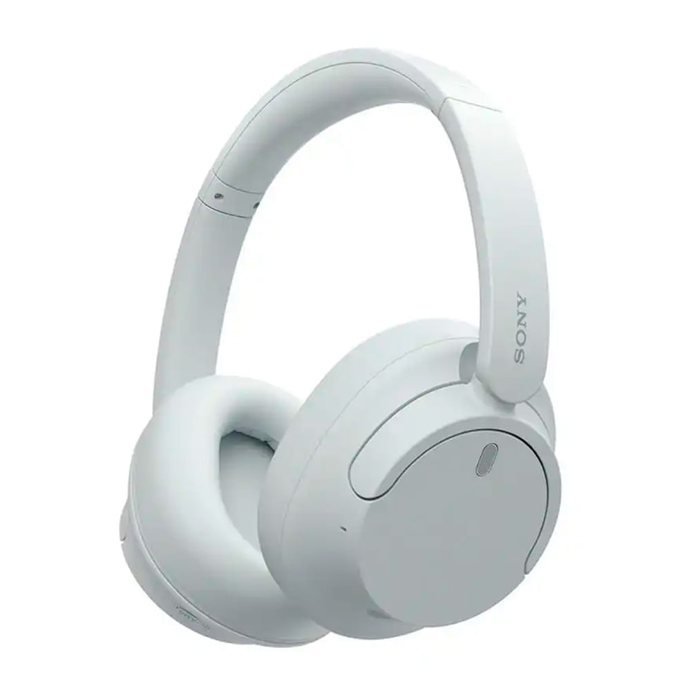 Audífonos inalámbricos Sony over-ear, WH-CH720N, cancelación de ruido, batería 35h, carga rápida, blanco