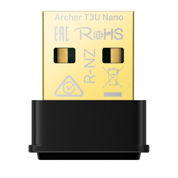 Adaptador USB Wi‑Fi, Archer T3U Nano AC1300, doble banda, con MU‑MIMO
