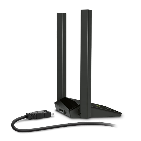 Imagen 2 del producto Adaptador USB Wi‑Fi, Archer T4U Plus AC1300, doble banda, con antenas de alta ganancia, conexión estable para PC