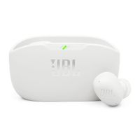 Audífonos bluetooth True Wireless JBL Wave Buds 2 cancelación de ruido, resistente IP54, duración máx. 40 horas con estuche de carga, blanco
