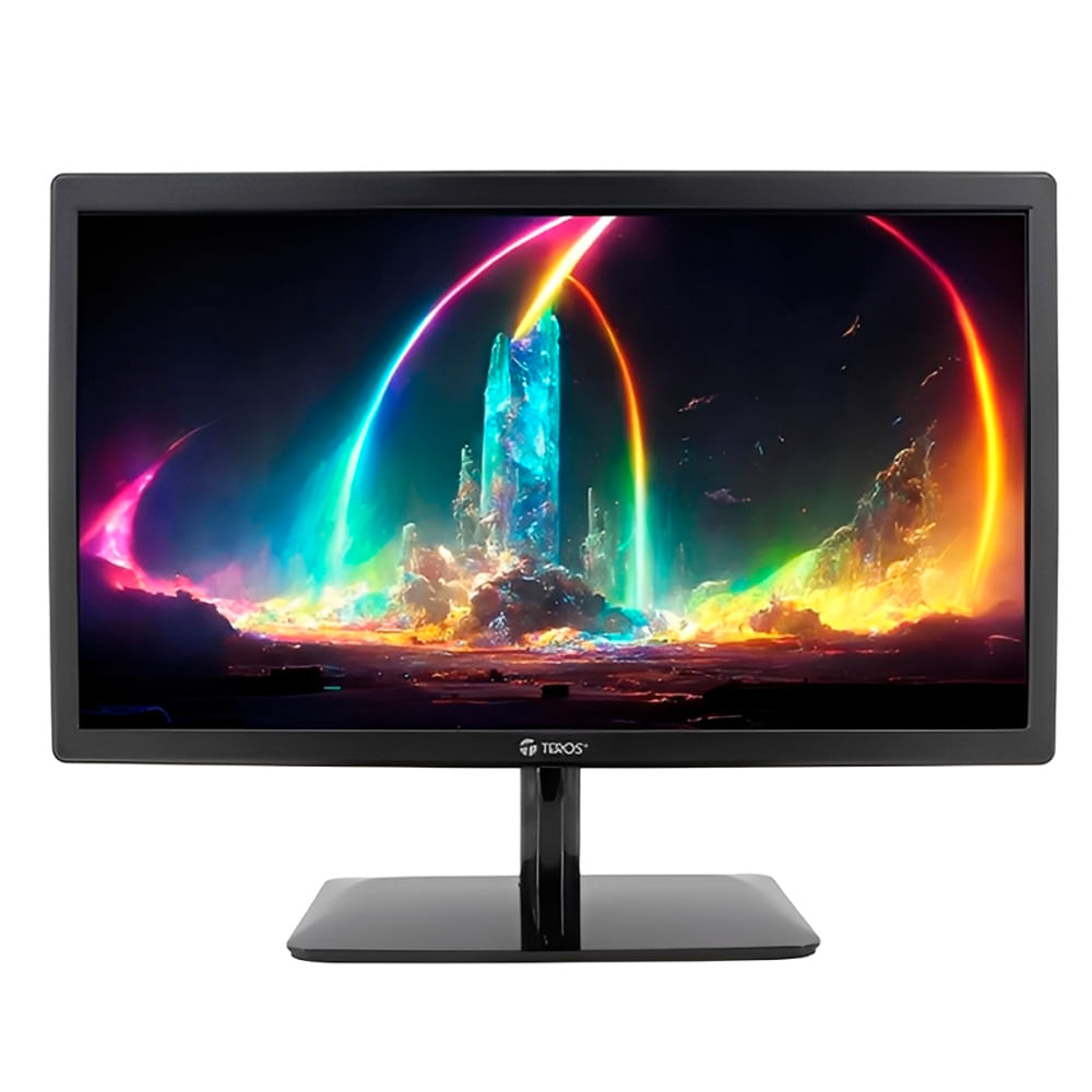 Monitor plano TEROS TE-1915S 19.5" Panel TN, HD+ (1600 × 900), 75Hz, 5ms, entradas HDMI/VGA, negro